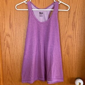 NIKE dri-fit purple racer back tank sz XL